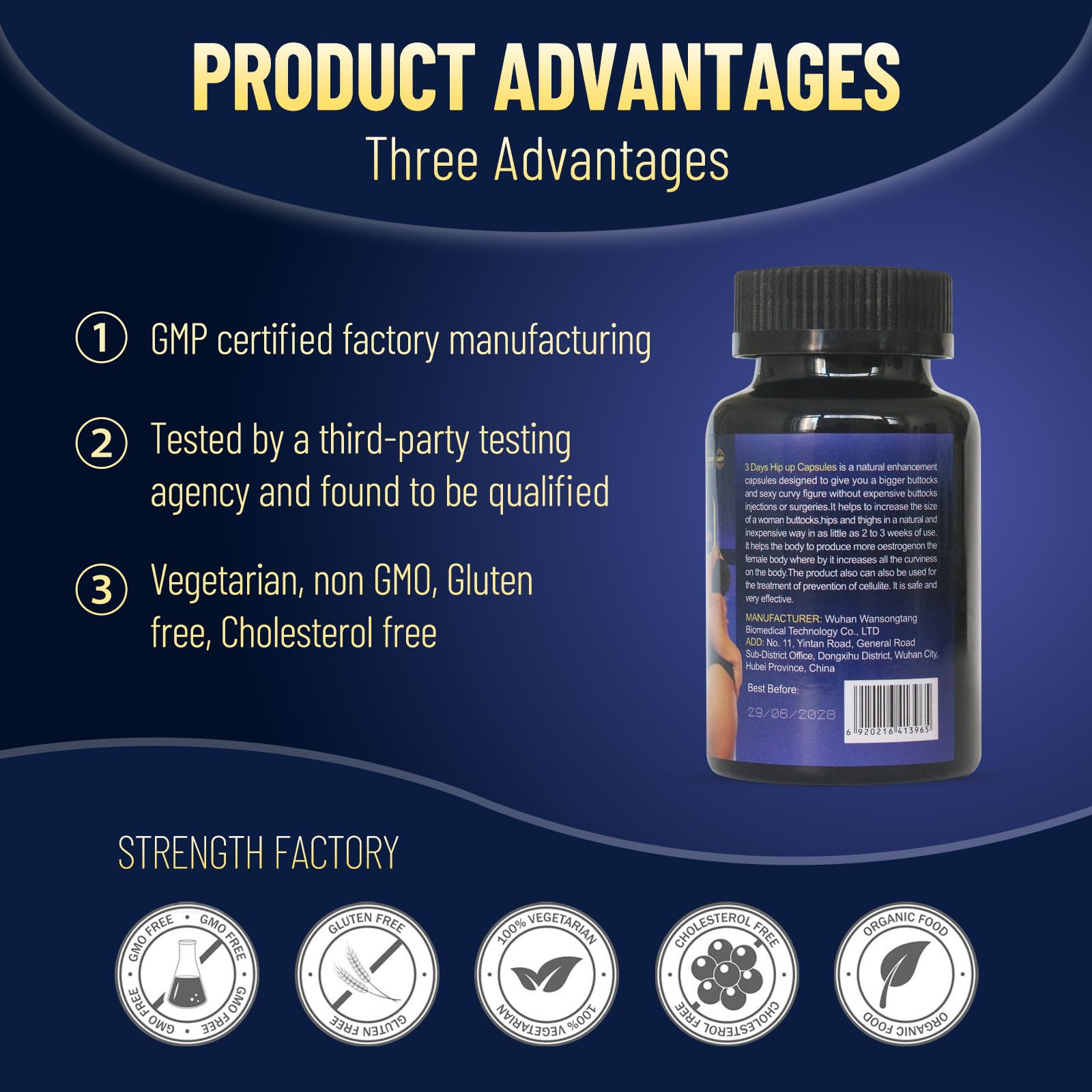 Wins Town packaging box showcases premium herbal blend for hip enhancement exploration.