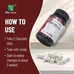 Wins Town Maca Plus bottle on desk for everyday health support.
