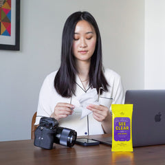 Wipemart See Clear wipes streak-free performance on glass.