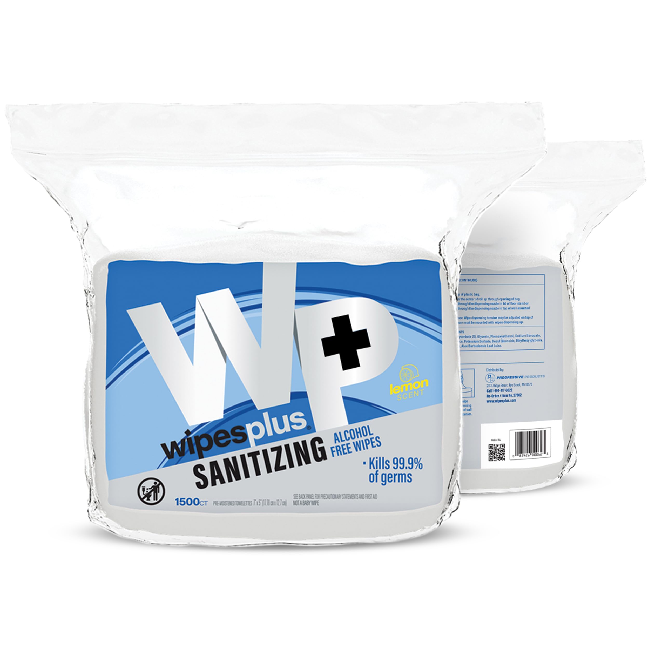 WIPESPLUS refill bag with 6,000 sheets for high-traffic venues
