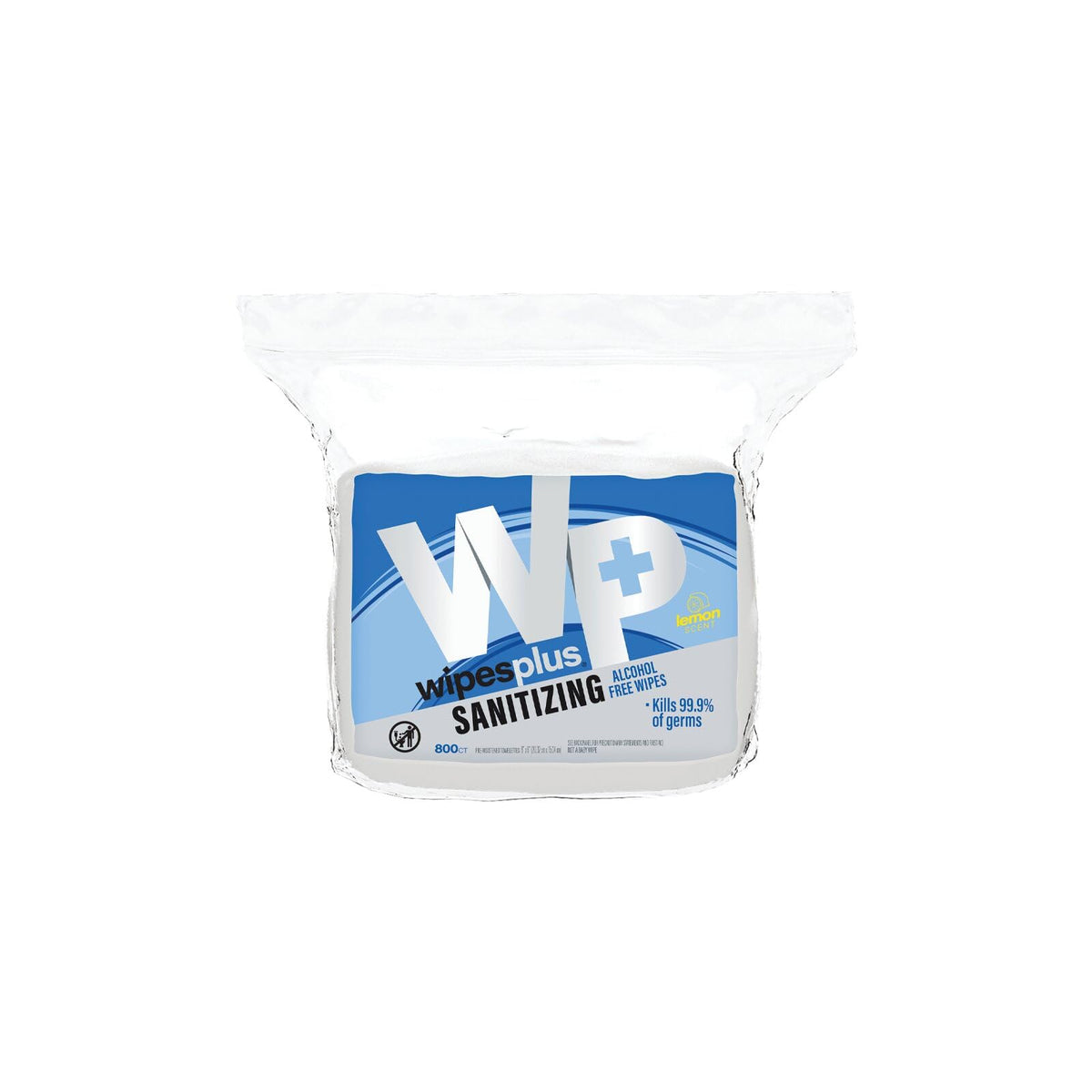 WIPESPLUS refill bag of hand wipes for busy restaurants, gentle and aloe-infused.