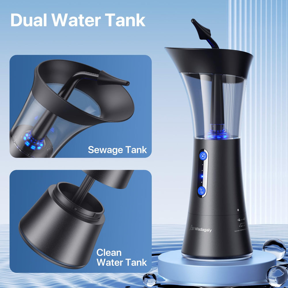 Wisdagaly ear cleaner curved nozzle designed to prevent leakage