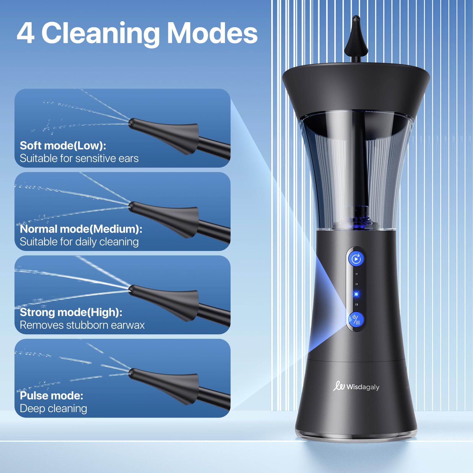 Replacement tips pack compatible with Wisdagaly ear cleaner