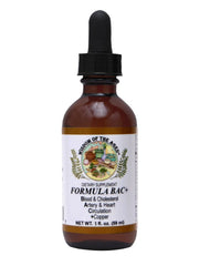 Wisdom of the Ages BAC+ bottle showing a heart-health tincture for circulation support.