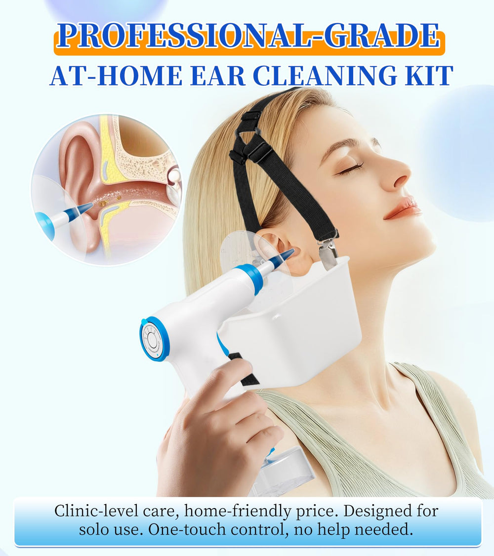 WisePulse ear-cleaner-hd-display-view provides HD guidance for safe ear care.