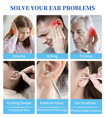 WisePulse ear-wax-removal-kit-500ml-bottle top-down view showing large reservoir for extended sessions.