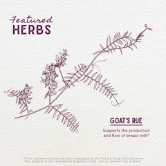 WishGarden Goat's Rue tincture label conveys organic, wild-harvested ingredients