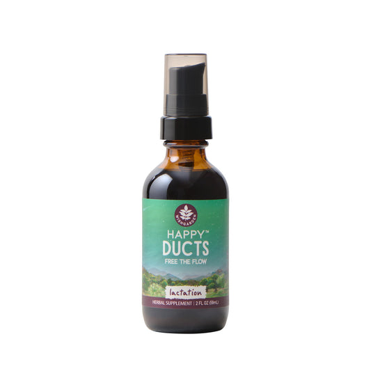 WishGarden Happy Ducts bottle with dropper for quick engorgement support.