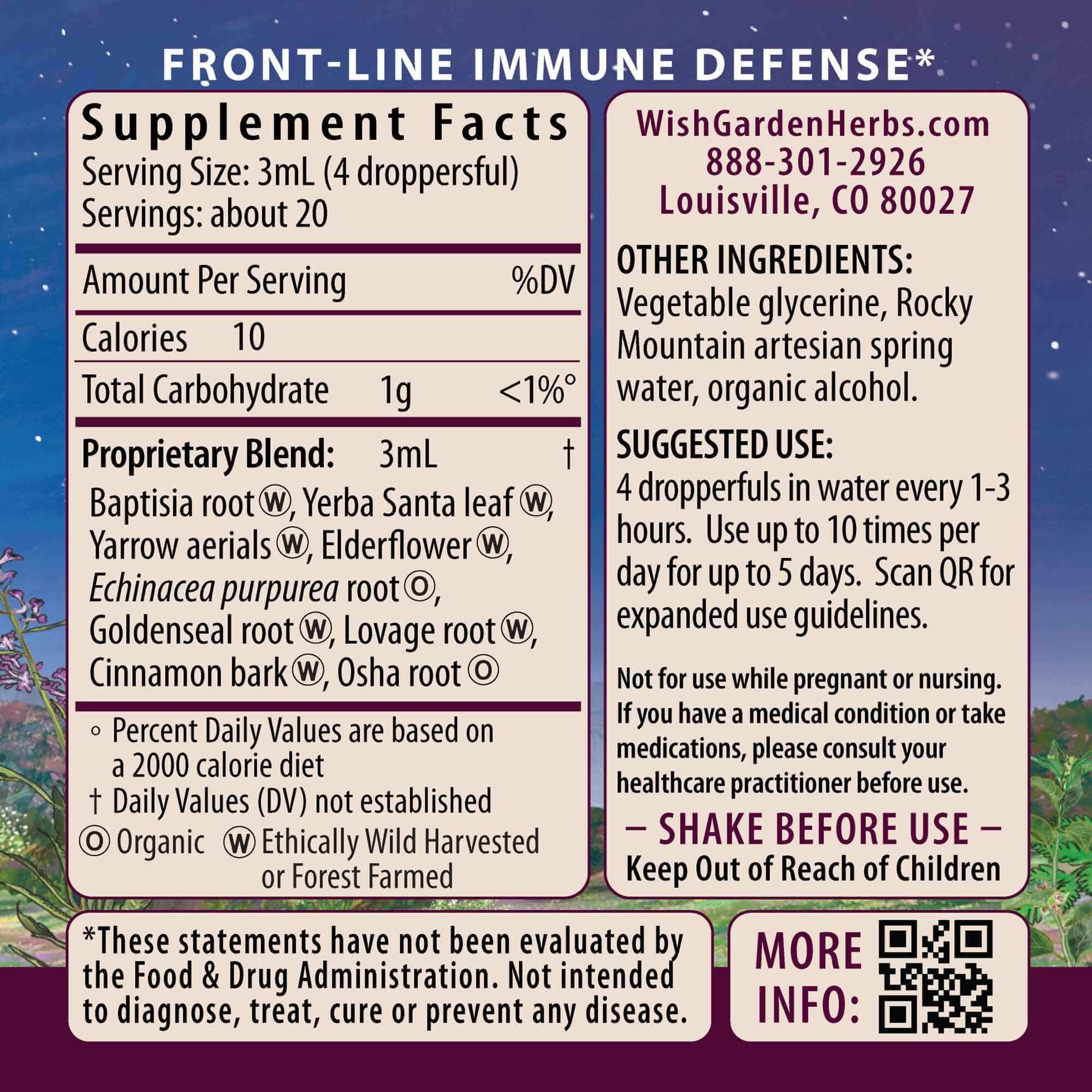 WishGarden Kick-Ass Immune Activator drops shown for on-the-go use