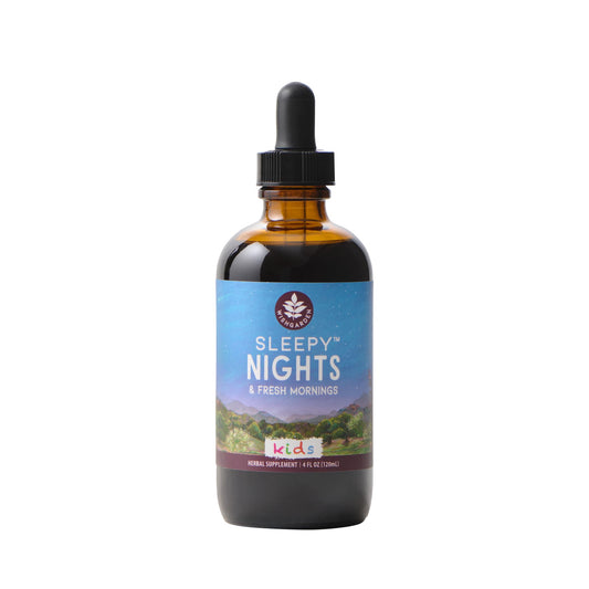 WishGarden Sleepy Nights for Kids bottle and dropper for gentle bedtime support