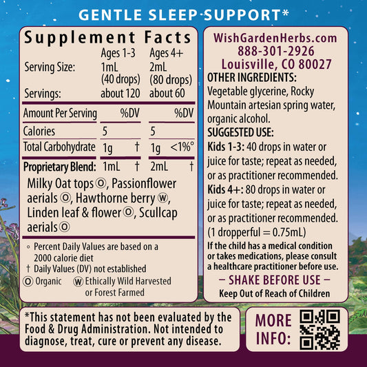 Sleepy Nights for Kids dropper-dosing scene showing customizable bedtime amounts