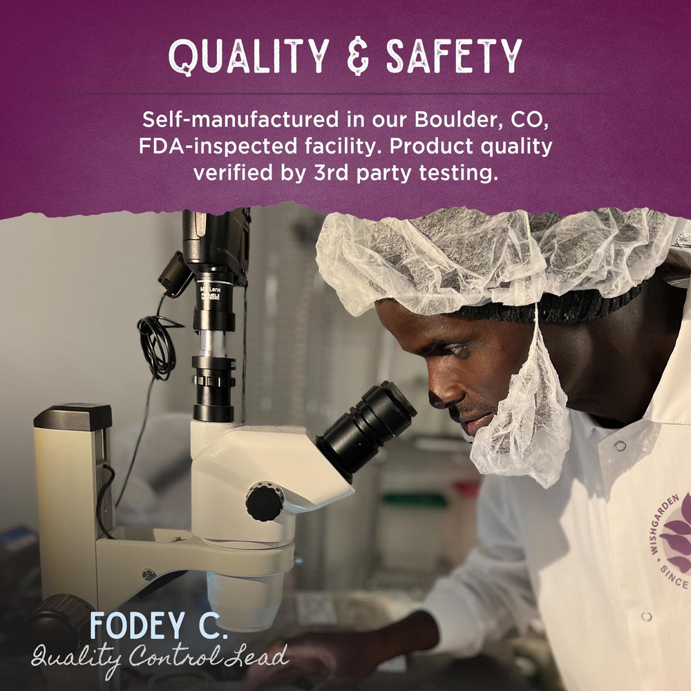 WishGarden sustainability award document highlights responsible sourcing.