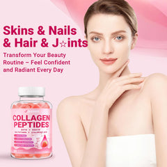 Wiszeen Collagen Gummies nutrition label emphasizes vitamins A, C, E and more peptides