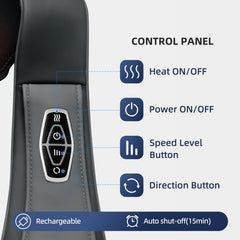 Witeasy cordless massager with rechargeable battery for on-the-go use.