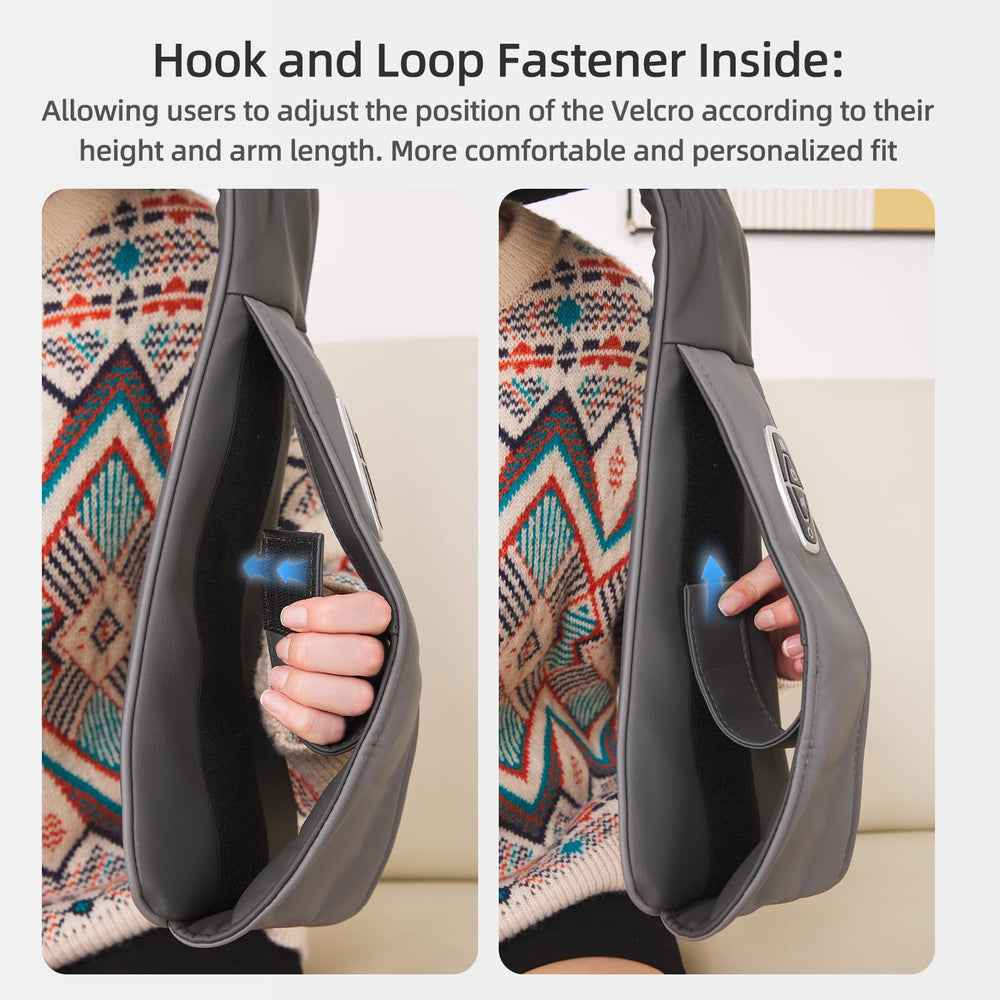 Witeasy massager with adjustable straps for secure positioning.