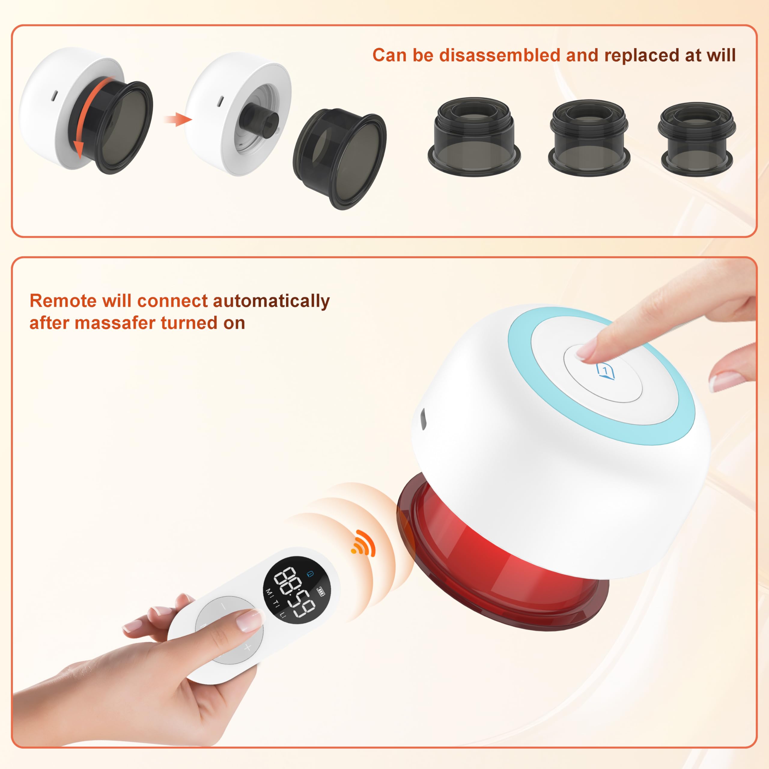 Wobrikosee portable cupping kit with USB-C charging for on-the-go use.