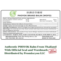 WOFO balm in Thai massage setting for muscle comfort.
