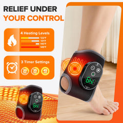 WoloyHeatie dual-motor massage close-up reveals customizable vibration modes.