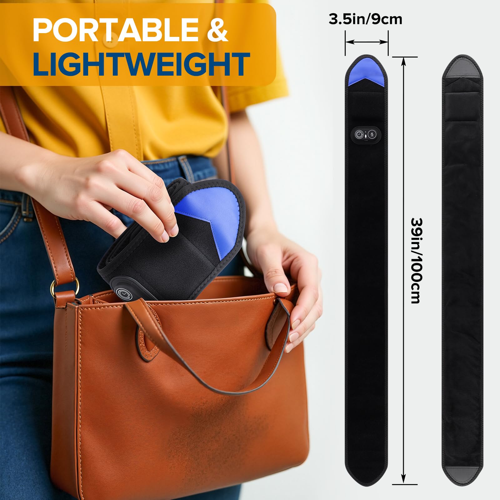 WoloyHeatie arm wrap fits wrists and arms for flexible everyday wear.