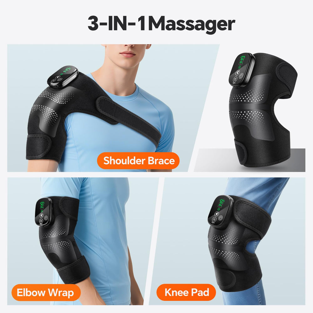 WoloyHeatie four-motor massager with cycling modes for varied relief