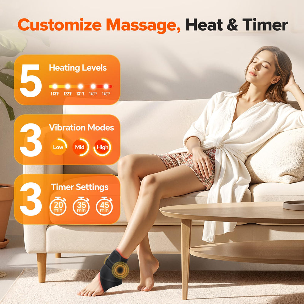 WoloyHeatie portable massager powered by a 3000mAh battery for travel