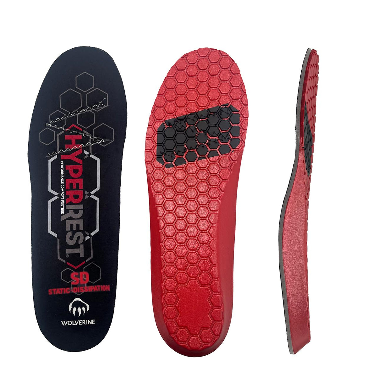 WOLVERINE HyperREST SD insoles with polyurethane foam cushioning for all-day comfort in work boots.
