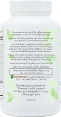 Women's Health Network Essential Nutrients ingredients list – comprehensive formula with 30 vital ingredients.