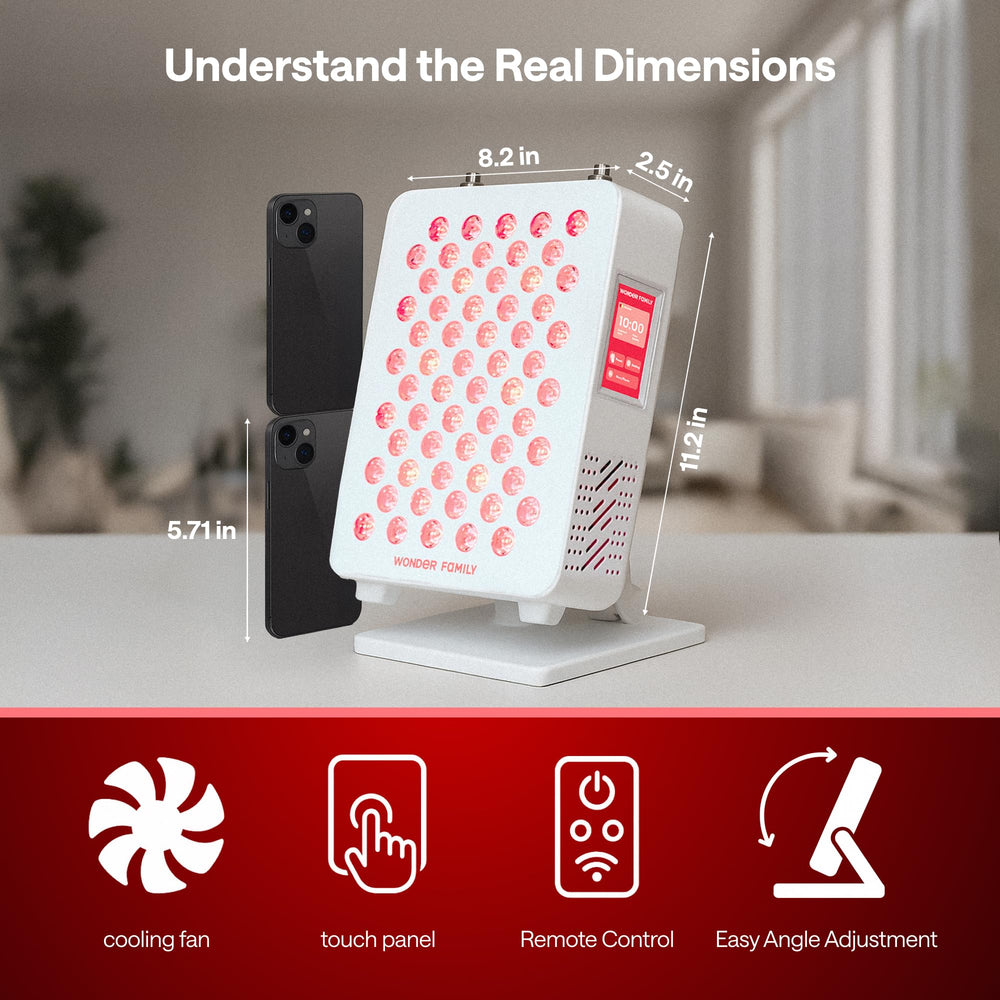 WONDER FAMILY panel stand offers hands-free convenience.