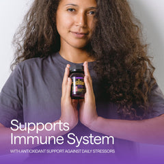 Wonder Family packaging graphic conveying antioxidant support.