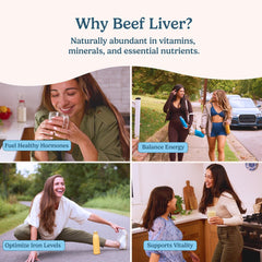 USA-grown WonderCow label on gluten-free, non-GMO beef liver supplement.