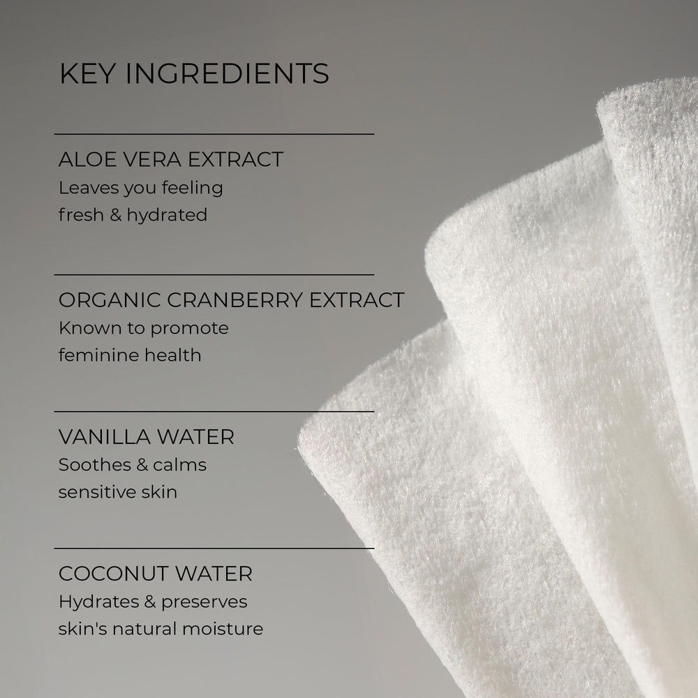 Individually wrapped Freshies for discreet, portable use anywhere.