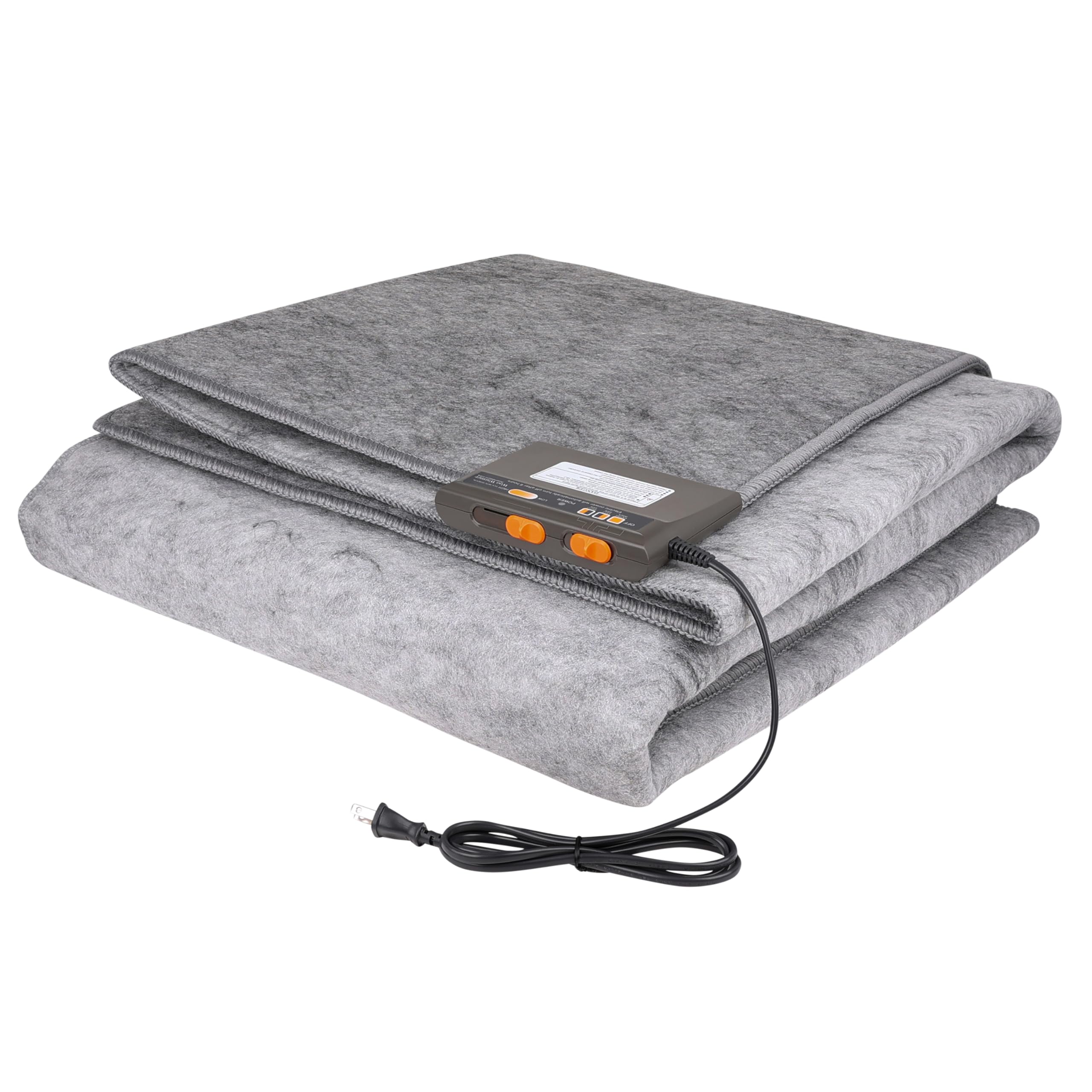 Woo Warmer under rug setup demonstrates warm floor comfort without central heating