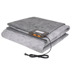 Woo Warmer under rug setup demonstrates warm floor comfort without central heating