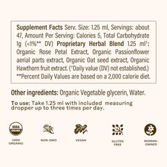 Wooden Spoon Herbs Provence Rose Petal label suggests calming sensory notes