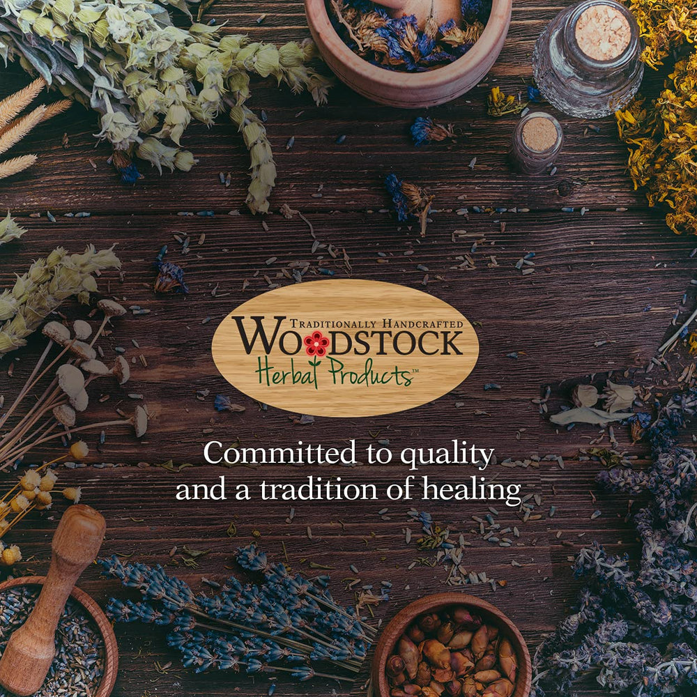 Packaging design for Woodstock Herbal C&F Seasonal Support.