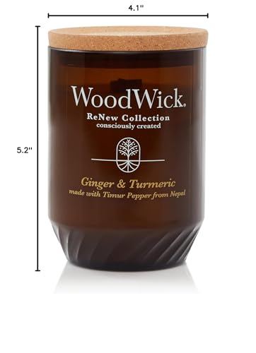 WoodWick burn time 45-75 hours for extended fragrance enjoyment