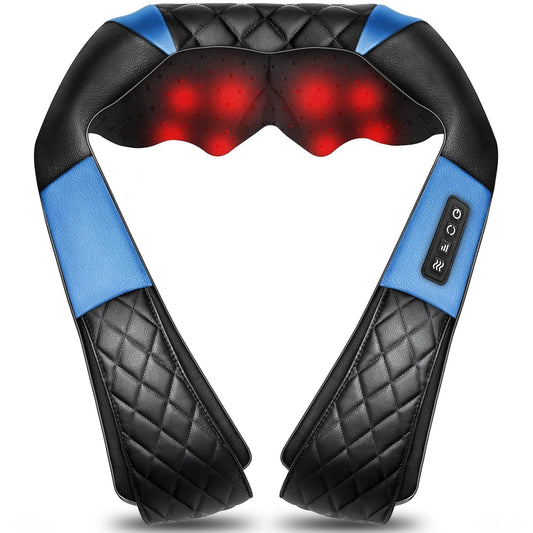 WOQQW Shiatsu neck massager with heat for relaxation