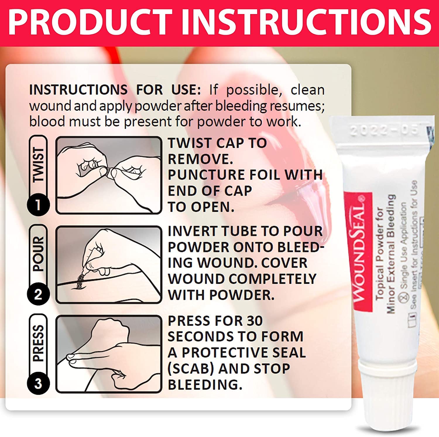 WoundSeal safe for the whole family to use