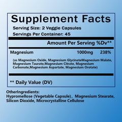 WSJAWH Nutrapure Magnesium Complex vegan non GMO seal on packaging