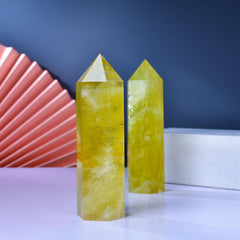 WUYOUSHI Citrine tower gift-ready for crystal lovers and collectors.
