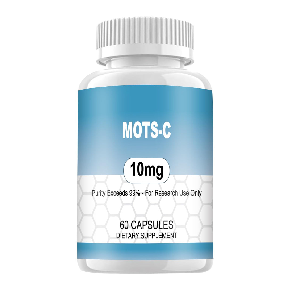 WUCOO MOTS-c research peptide bottle with 60 capsules for lab research use