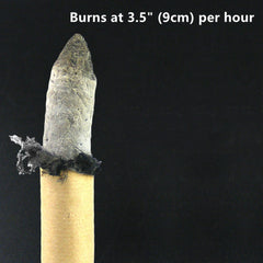 WUKESI Moxa Rolls in use, burning indirectly to warm target areas