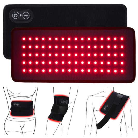 WUKOUOIO red light therapy belt front view for portable use