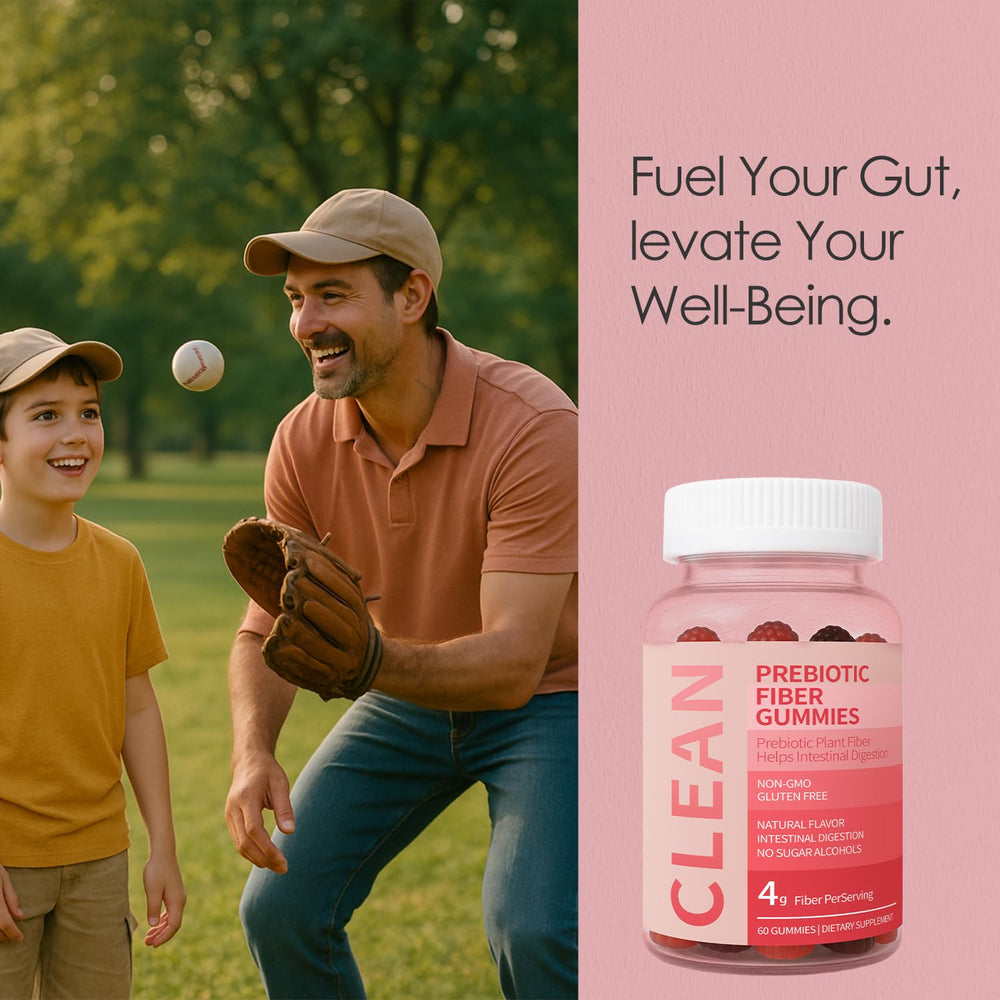 Wuliao Clean Fiber Gummies compact packaging ideal for travel and gym bag.