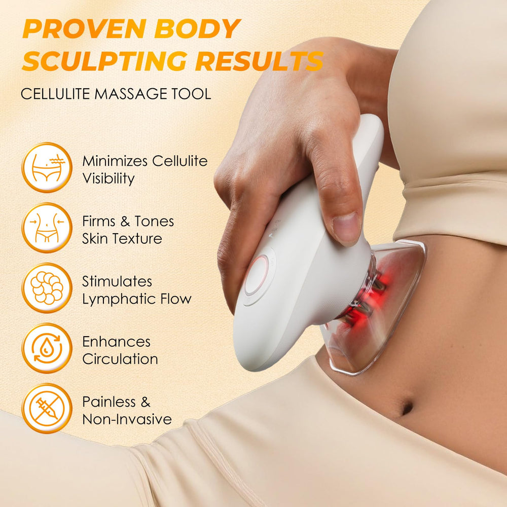 WUPYE small suction cup enables precise treatment on arms, abdomen, or legs.