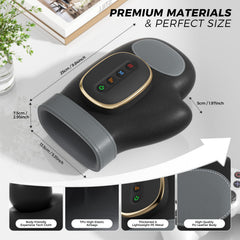 WUX hand massager heats in 8-10 seconds for quick comfort
