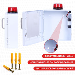 WWILKEN wall mount installation guide view demonstrates easy mounting
