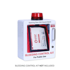 WWILKEN bleeding wall cabinet open door enabling fast retrieval of supplies