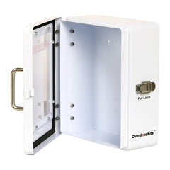 WWILKEN Cabinet label with NALOXONE and EMERGENCY OVERDOSE KIT for quick identification