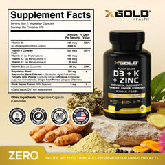 X Gold Health capsules close-up for convenient daily intake